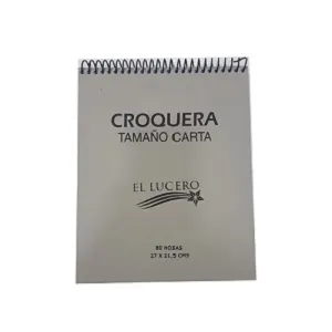 CROQUERA LUCERO CARTA GRIS