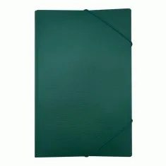 CARPETA PORTA DOCUMENTOS CON ELÁSTICO VERDE LAVORO