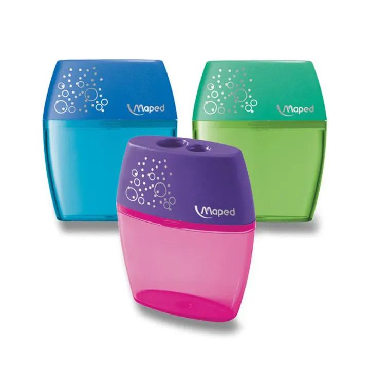 SACAPUNTA CON DOBLE DEPOSITO PLASTICO MAPED