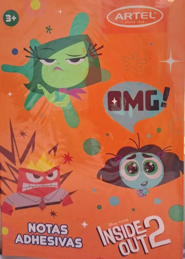 NOTAS ADHESIVAS INTENSAMENTE 2 ARTEL