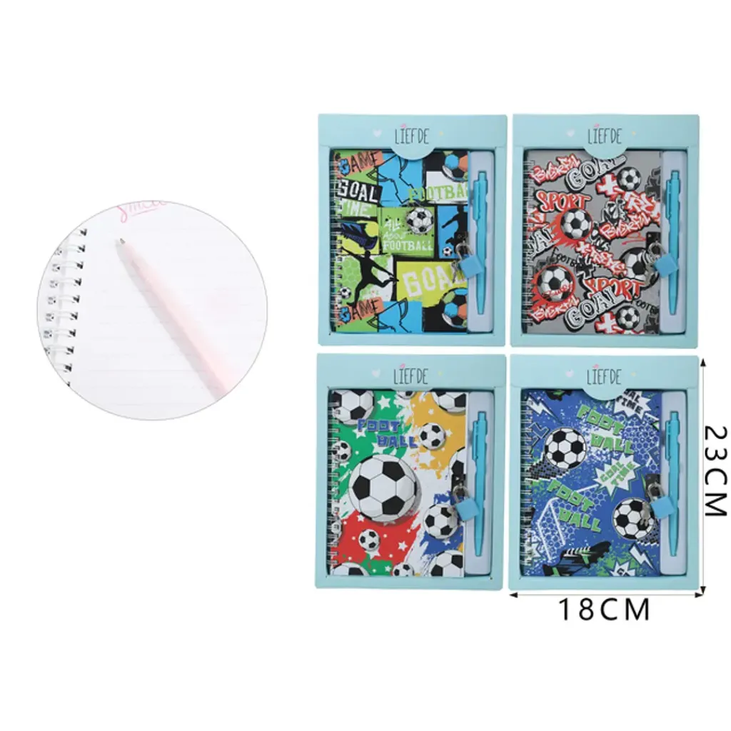 AGENDA CON CANDADO 23x18cm DIARIO