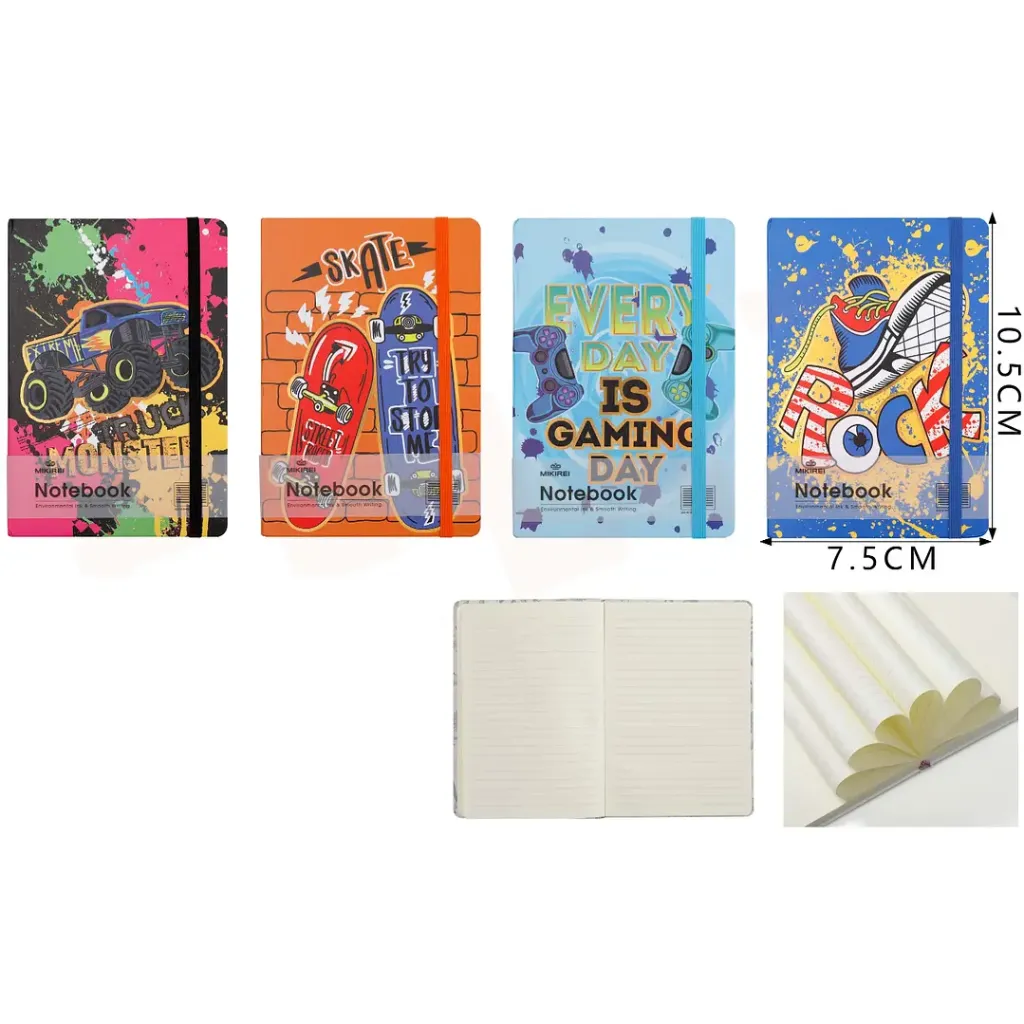 LIBRETA DEPORTES 10.5x7.5cm