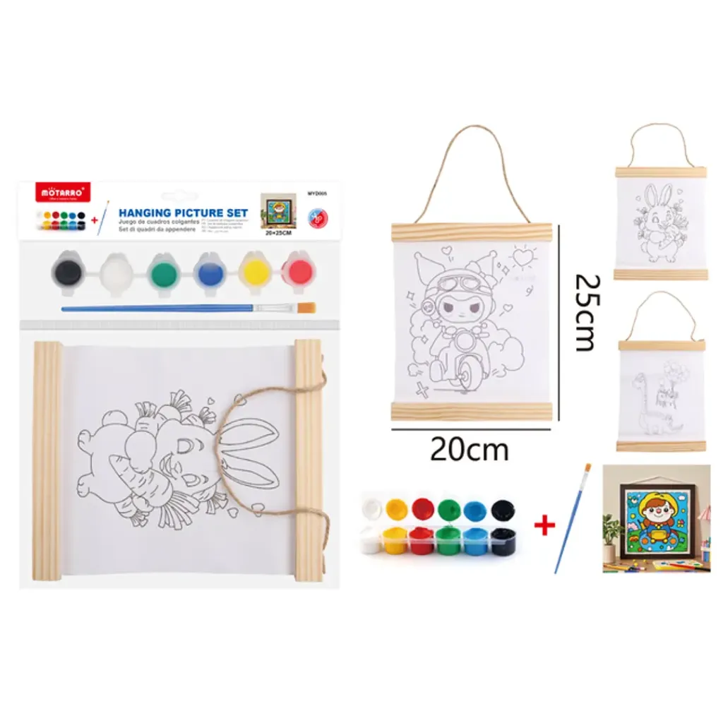 SET PARA PINTAR CUADROS COLGANTES