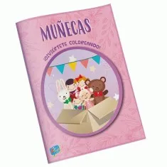 LIBRO COLOREAR MUÑECAS 16 PAGINAS ART&CRAFT