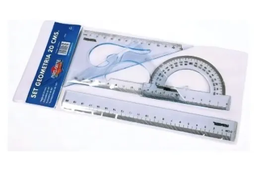 SET GEOMETRÍA 20 CM PROARTE
