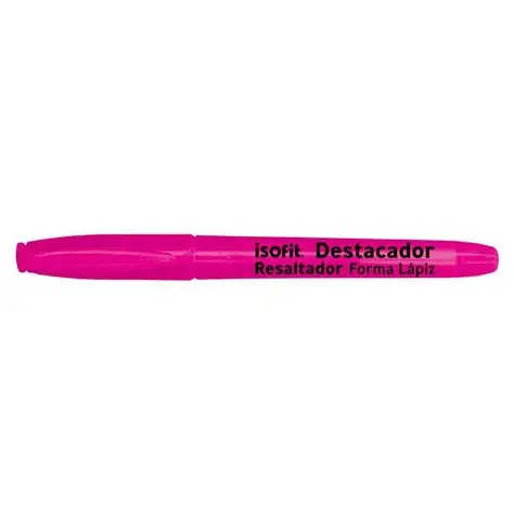 DESTACADOR LAPIZ ROSADO ISOFIT