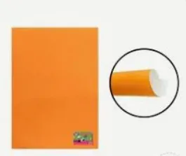 PLIEGO CARTULINA NARANJA 53X77CM ARTE TOP