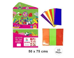 CARPETA PAPEL VOLANTIN 10 HOJAS ARTE TOP