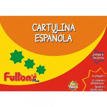 CARPETA CARTULINA ESPAÑOLA 10 HJS FULTONS