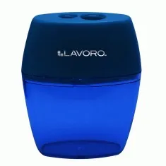 SACAPUNTA CON DOBLE DEPOSITO PLASTICO OVALADO LAVORO