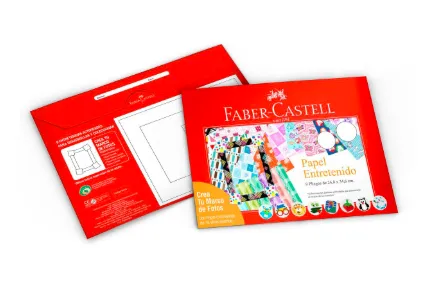 CARPETA PAPEL ENTRETENIDO FABER CASTELL
