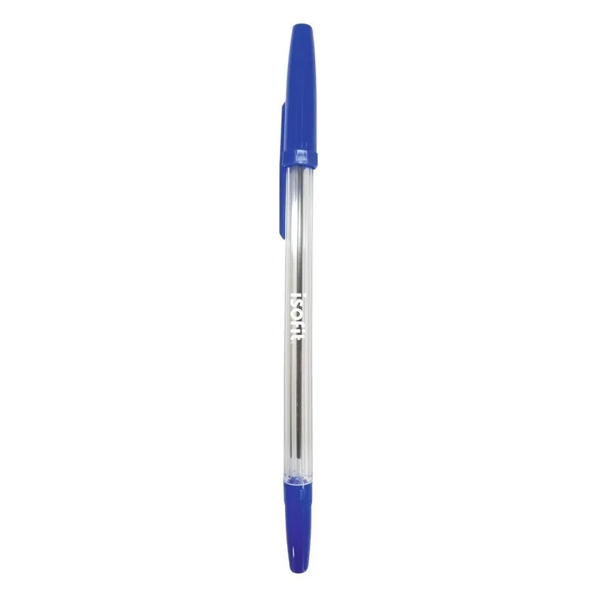 LÁPIZ BOLÍGRAFO PASTA AZUL PUNTA MEDIA 1.0 MM ISOFIT
