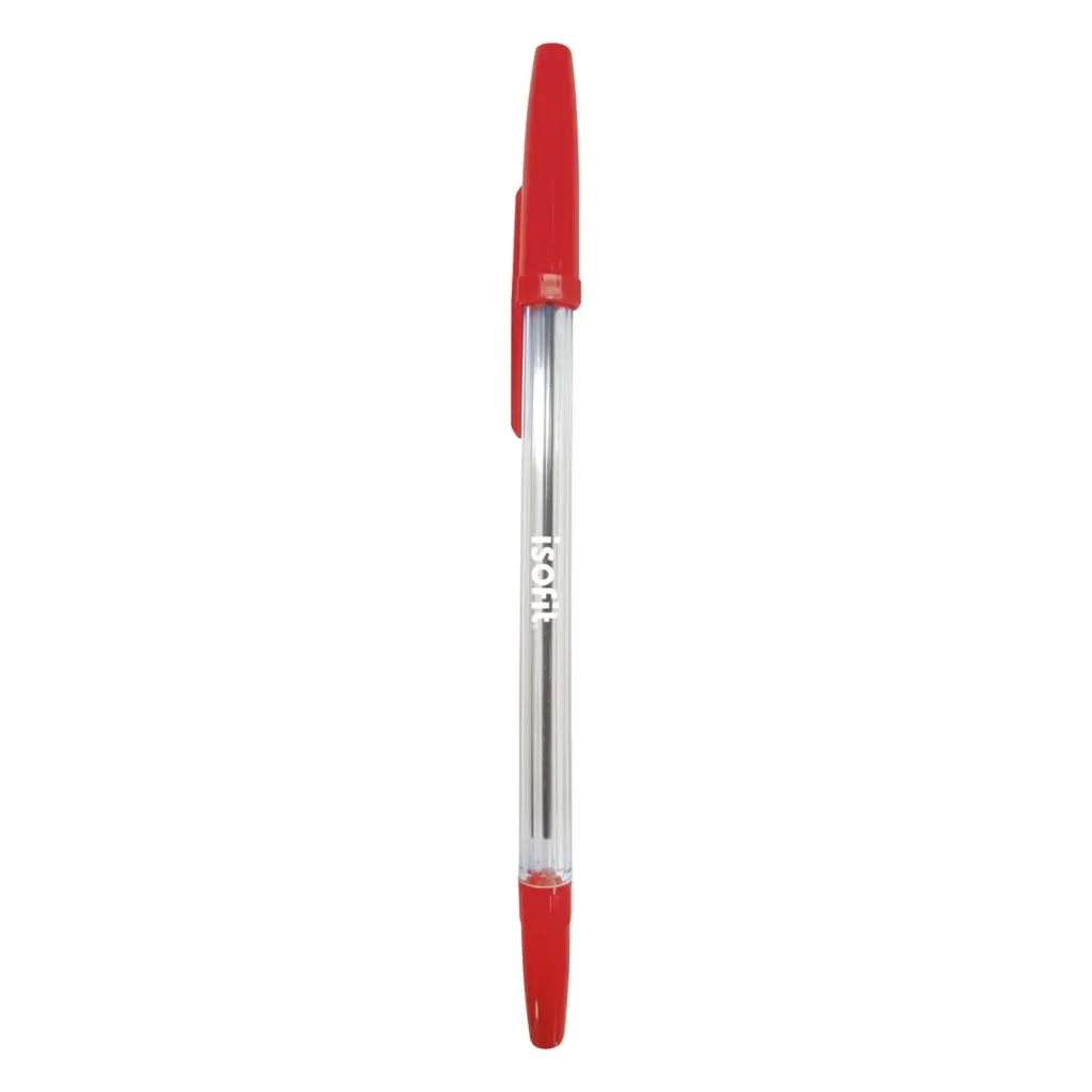 LÁPIZ BOLÍGRADO PASTA ROJO PUNTA MEDIA 1.0 MM FULTONS