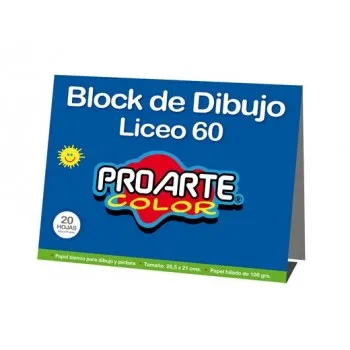 BLOCK DE DIBUJOS 60 20 HOJAS PROARTE