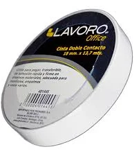 CINTA DOBLE CONTACTO 18 MM X 13 MT LAVORO