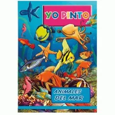 LIBRO YO PINTO ANIMALES DEL MAR 24 PÁGINAS ART&CRAFT