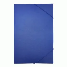 CARPETA PORTA DOCUMENTOS CON ELÁSTICO AZUL LAVORO