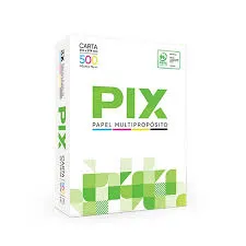 Papel carta 500 hojas Pix