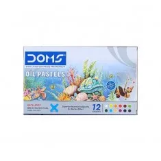 LAPIZ PASTEL OLEO 12 COLORES DOMS
