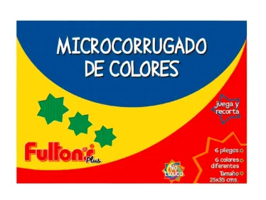 CARPETA CARTON MICROCORRUGADO 6 HOJAS FULTONS